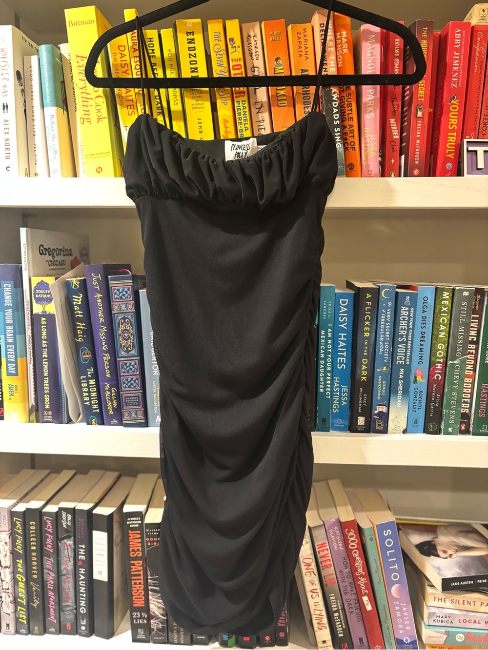 Princess Polly Black Ruched Strapless Mini Dress